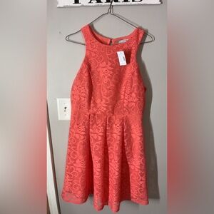 Maurices pink lace Dress size medium